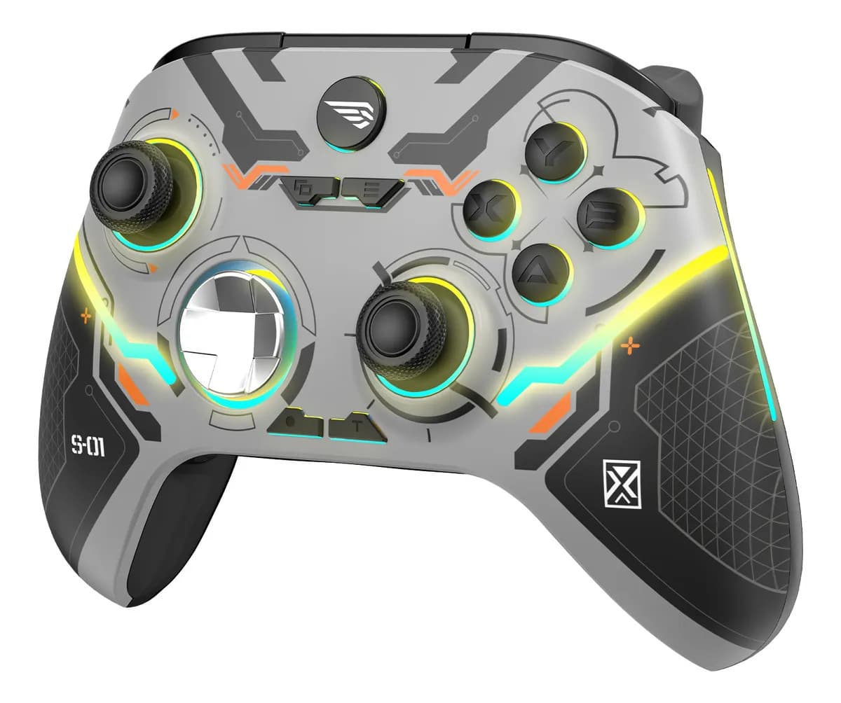 Controle Xbox Sem Fio Compatível Com Xbox Series S/x/one,pc Prateado — foto 1 de 10