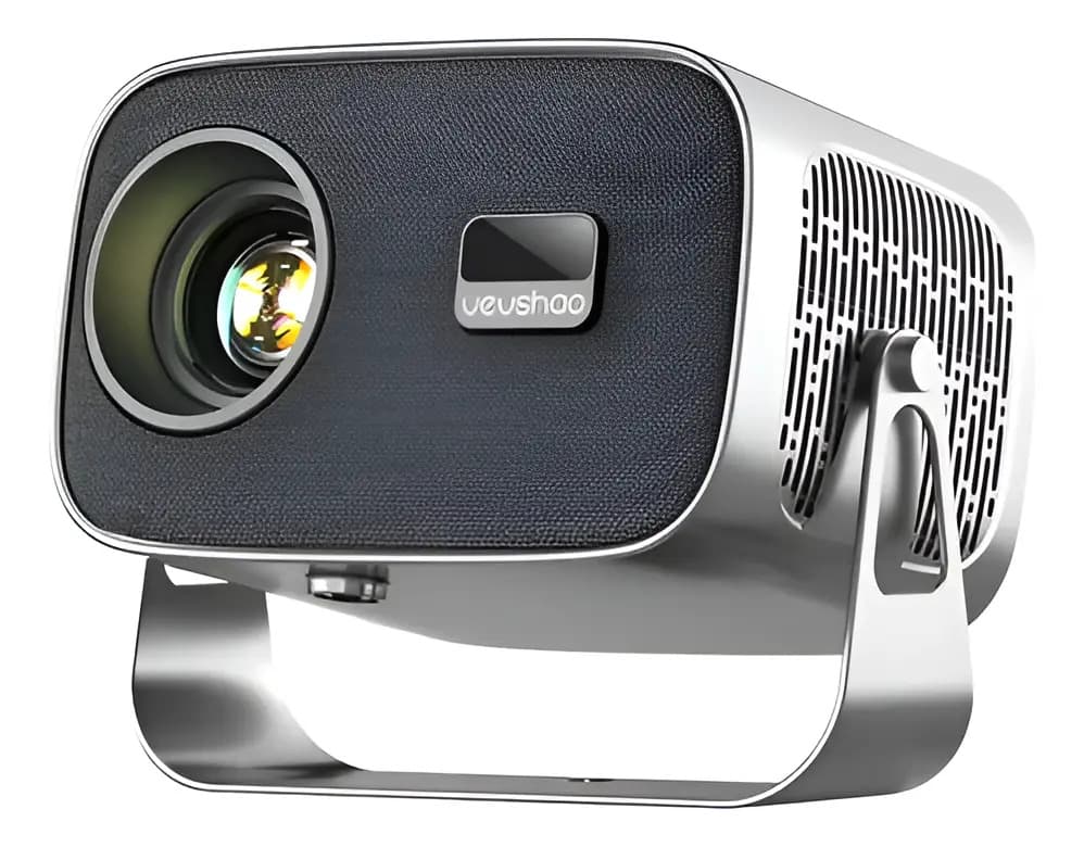 Projetor Vevshao A12 4K Full HD 350 ANSI Wi-Fi 6 Portátil LED Cinza — foto 1 de 11