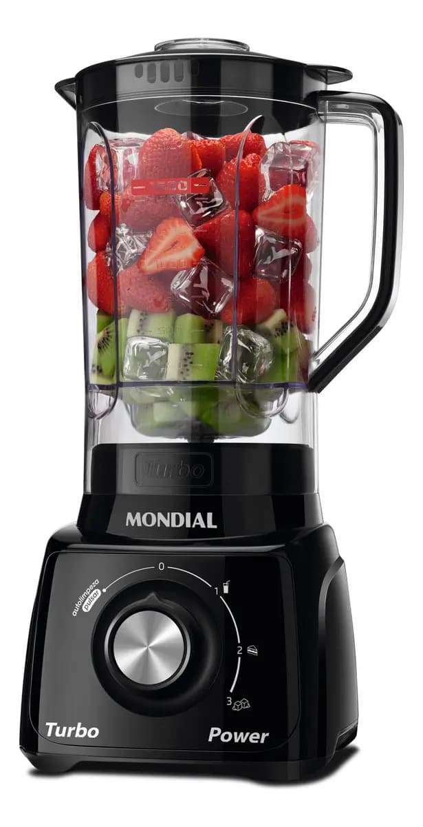 Liquidificador Turbo Power Mondial 550W - L-99 FB — foto 1 de 8