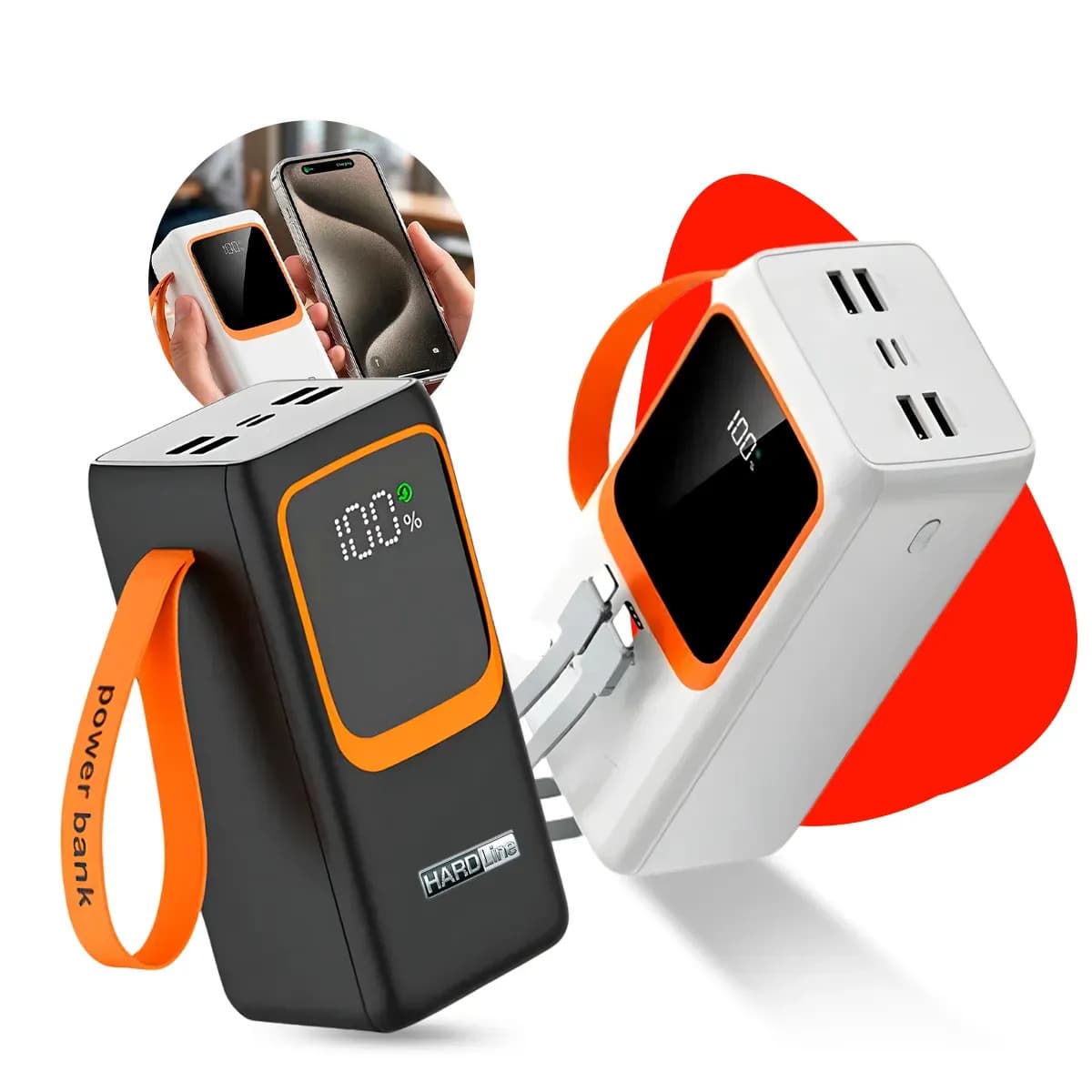 Power Bank Hardline 50.000 mAh Turbo de 22.5W para Celular — foto 1 de 4