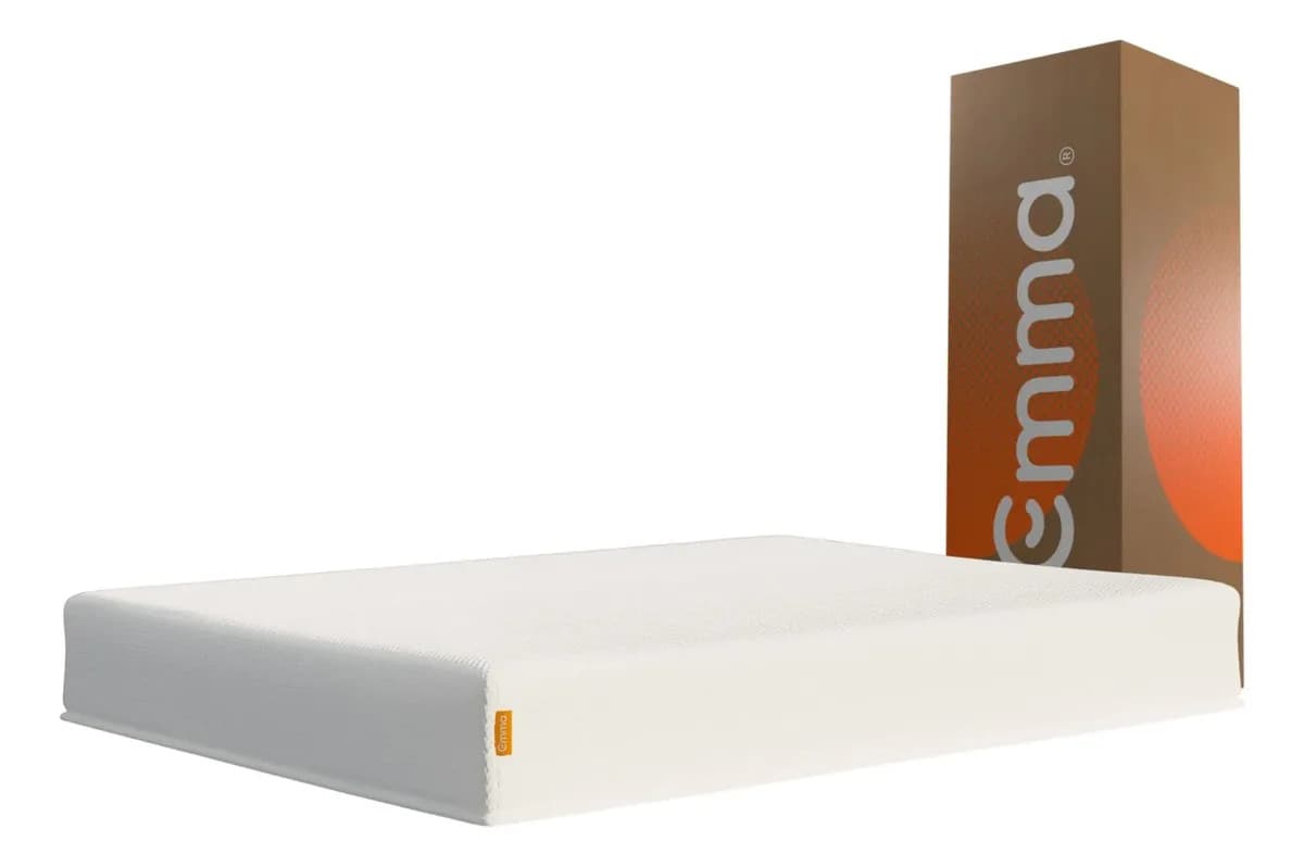 Colchão Casal Emma One Light 138x188cm, 2 Camadas de Espuma, à Vácuo, Firmeza Ideal, Suporte Corporal, Conforto — foto 1 de 3