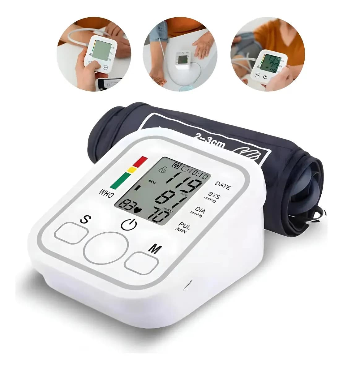 2x Aparelho Medidor Pressão Arterial Monitor Digital Elétric