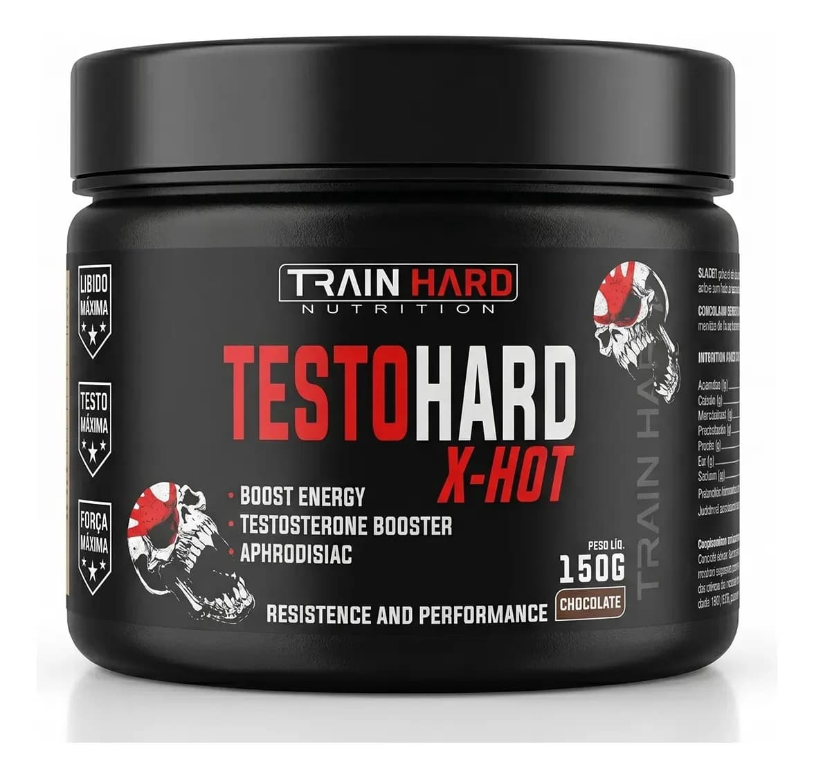 Testo Hard X-hot 150g Chocolate Testo Booster Train Hard Chocolate