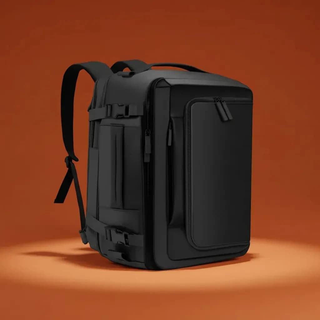 Mochila Notebook Ntesx Grande Expansível Mochila Masculina, Mochila Viagem Empresarial. Ideal Como Mochila Notebook E Mochila Viagem. Preto — foto 1 de 9