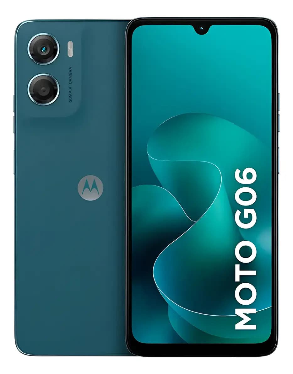 Smartphone Motorola Moto G06 4g 6.9pol 128gb 4gb Câmera 50mp Azul — foto 1 de 4