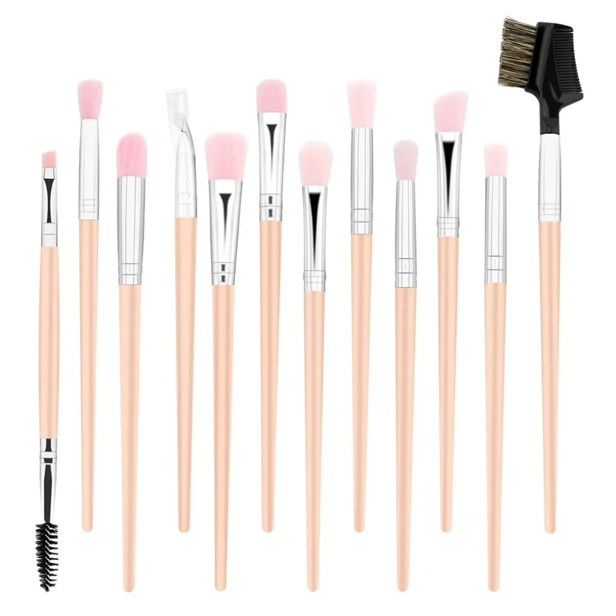 Kit De Pinceis Maquiagem Pinceis Maquiagem Profissional Pincel Maquiagem Pincel De Maquiagem Kit Pincel Maquiagem Kit Pincel De Maquiagem Com 12 Unidades Sombra Blush — foto 1 de 6