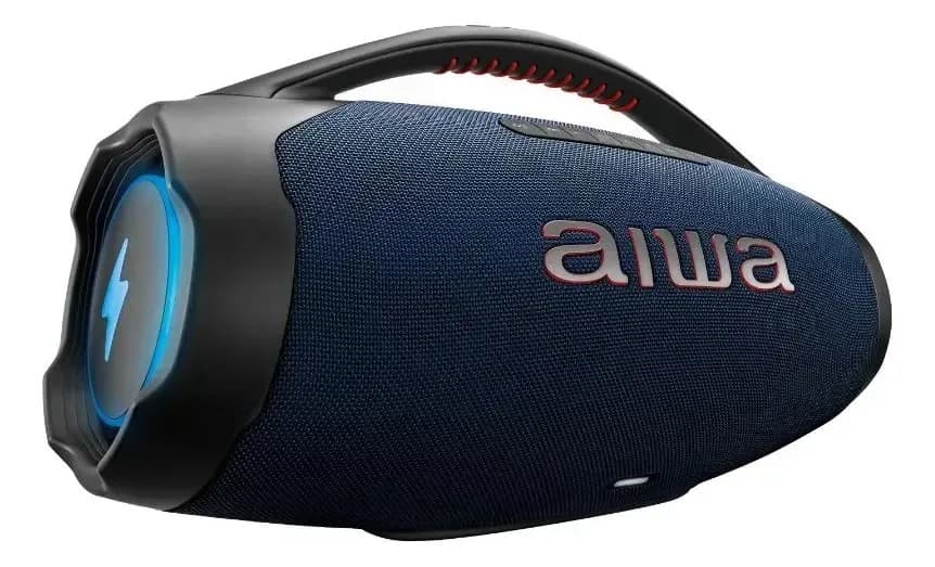 Caixa de Som Boombox Plus AIWA BBS-01-LBL 200W Bluetooth 30H IP66 USB RGB — foto 1 de 12
