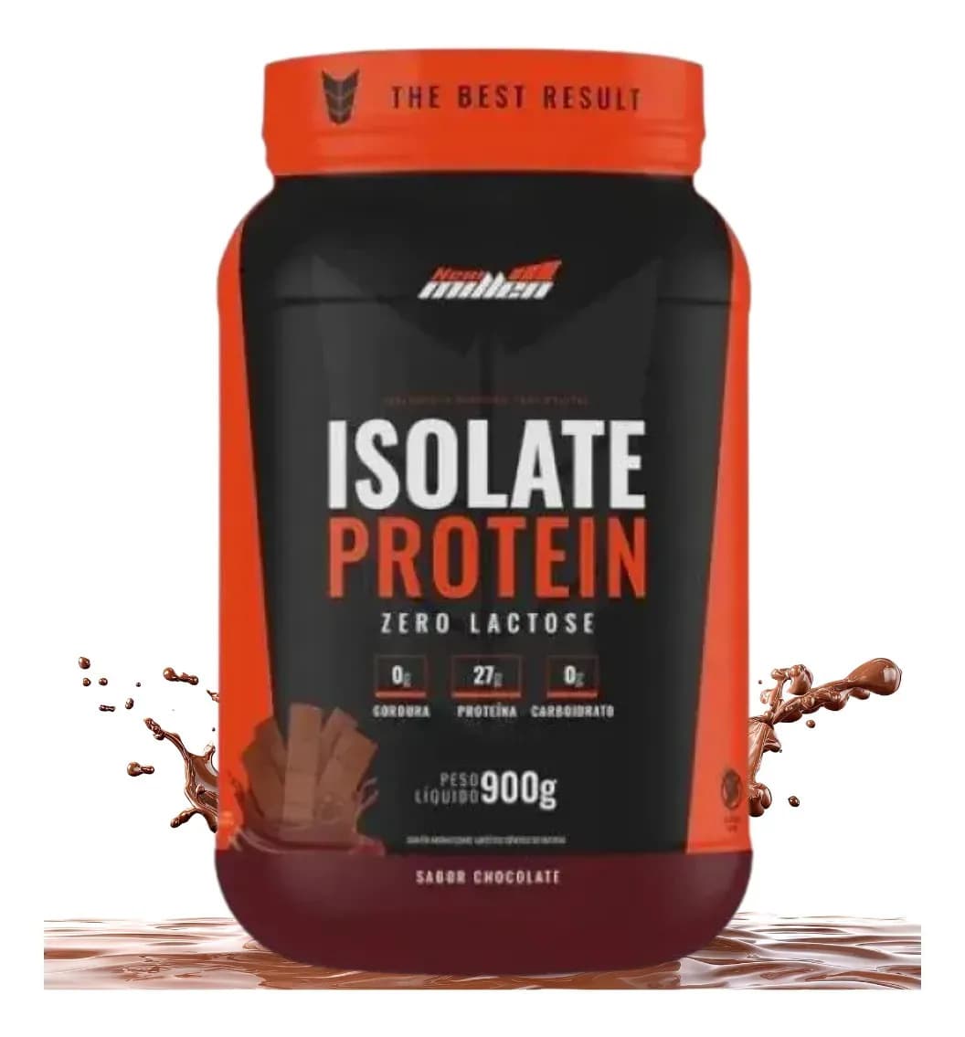 Suplemento Proteína Bovina Carne Isolada 900g New Millen Sabor Chocolate — foto 1 de 8