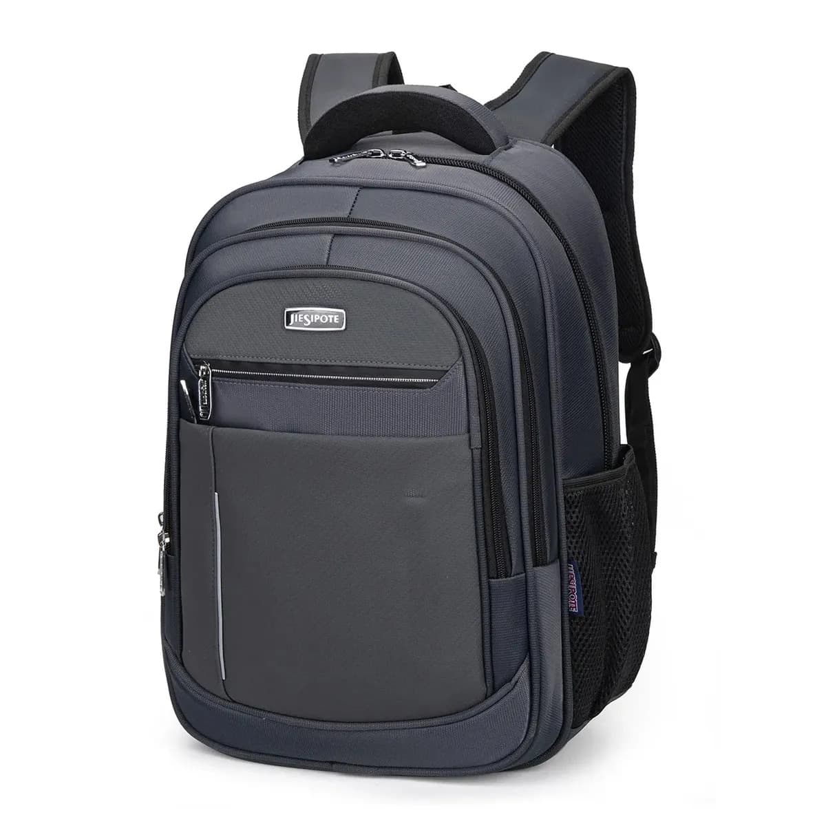 JIESIPOTE Mochila Urbana Executiva Espaçosa para Notebook, Diversos Bolsos, Material Durável, Alças Ergonômicas, Suporte para Mala, Perfeita para Uso Diário Universitário e Profissional — foto 1 de 8