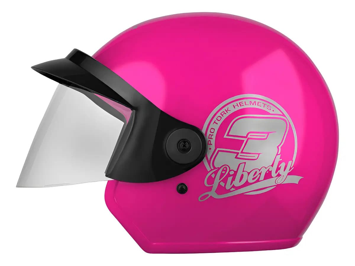 Capacete Aberto Pro Tork Liberty 3 Cor Rosa Tamanho Do Capacete 58 — foto 1 de 5