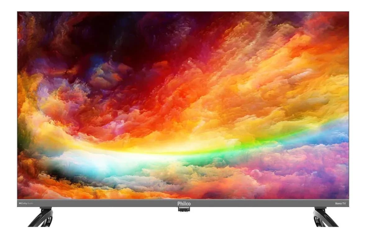 Smart Tv 43 Philco Qled Hdr10 Roku Tv P43krb — foto 1 de 9