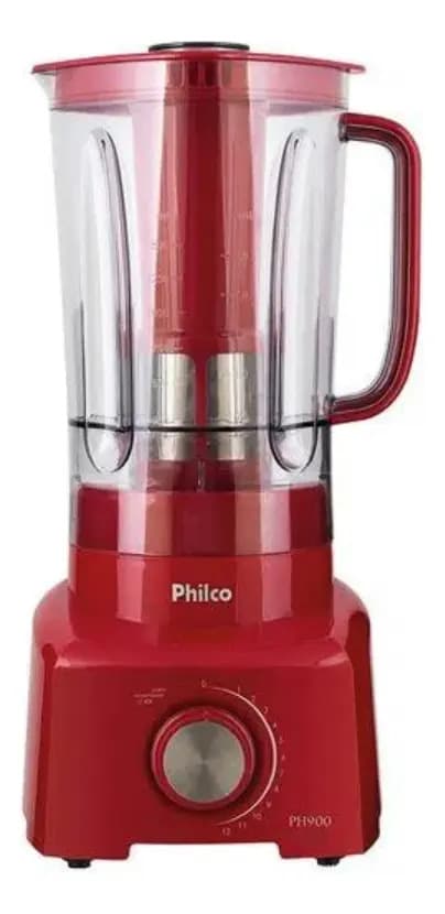 Liquidificador Ph900 Vermelho 1200w Philco 110v Vermelho — foto 1 de 5