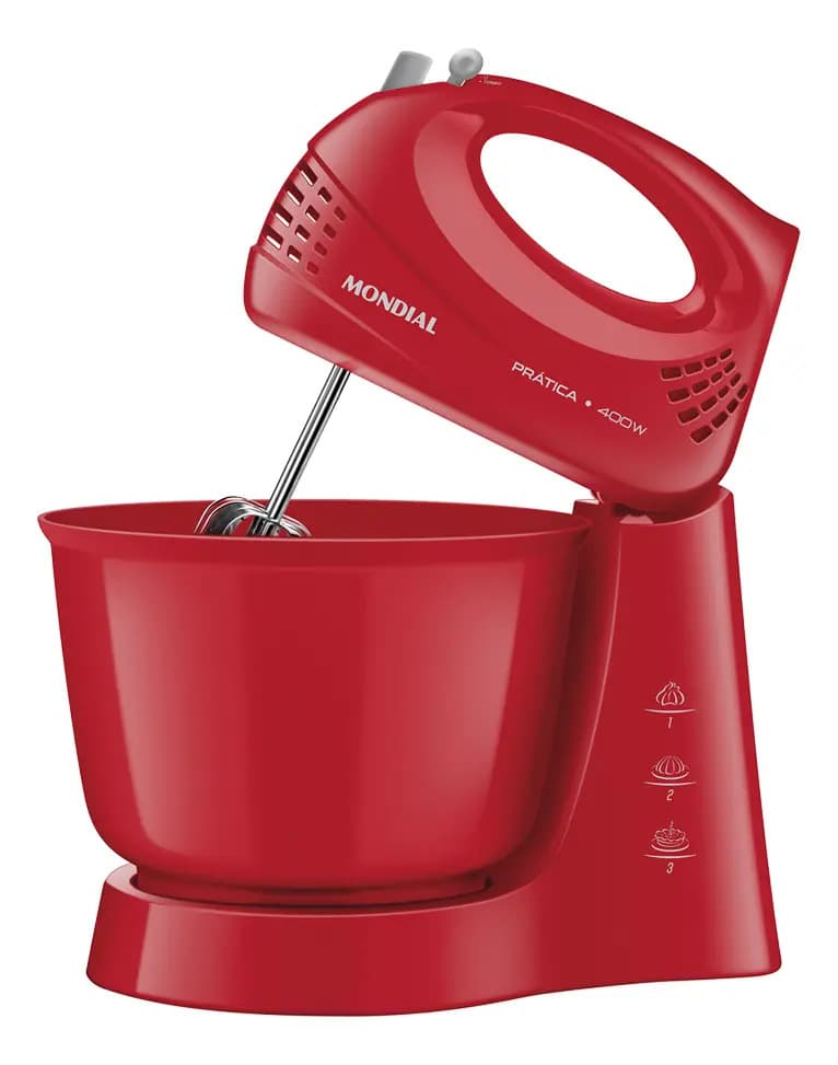Batedeira Power Prática Mondial, 400W - B-44-R — foto 1 de 6