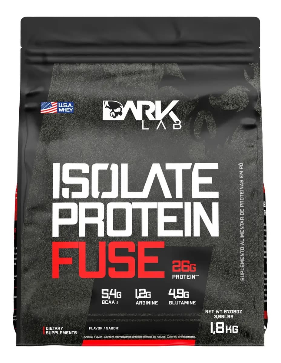 Whey Isolate Protein Fuse 1.8kg Brownie Dark Lab — foto 1 de 4