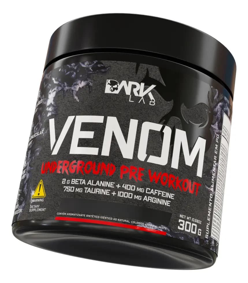 Pre Treino Venom Underground 300g Mango Loko Dark Lab — foto 1 de 4
