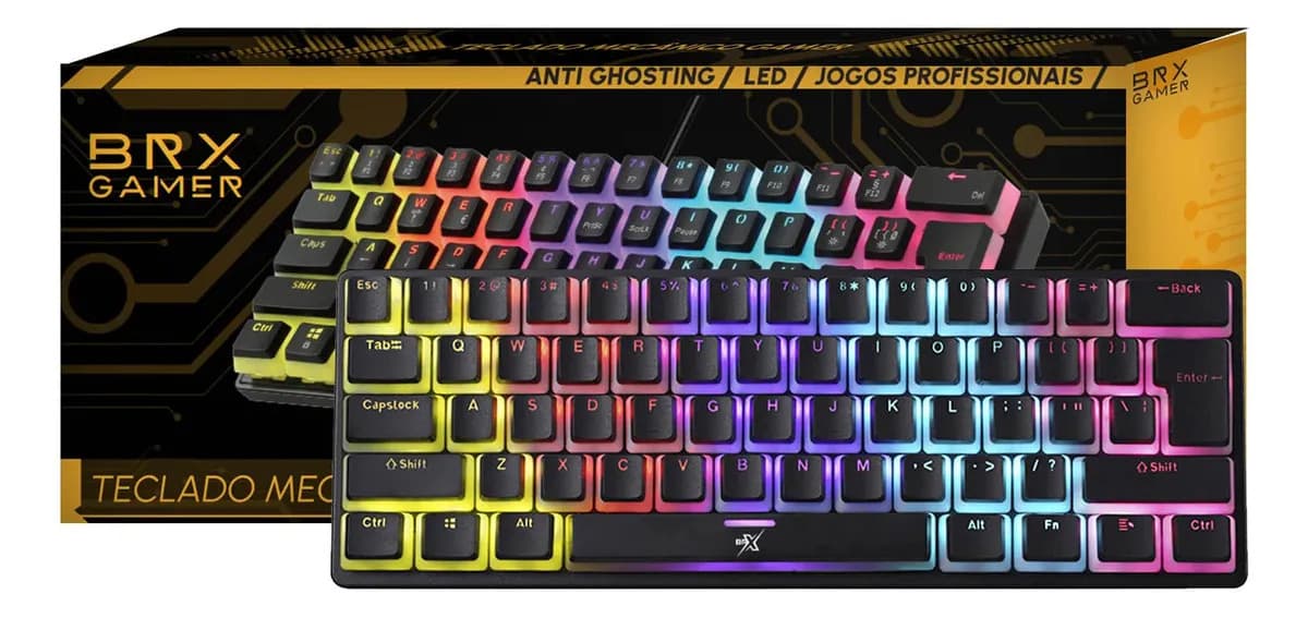 Teclado Mecânico Brx Gamer M403 — foto 1 de 5