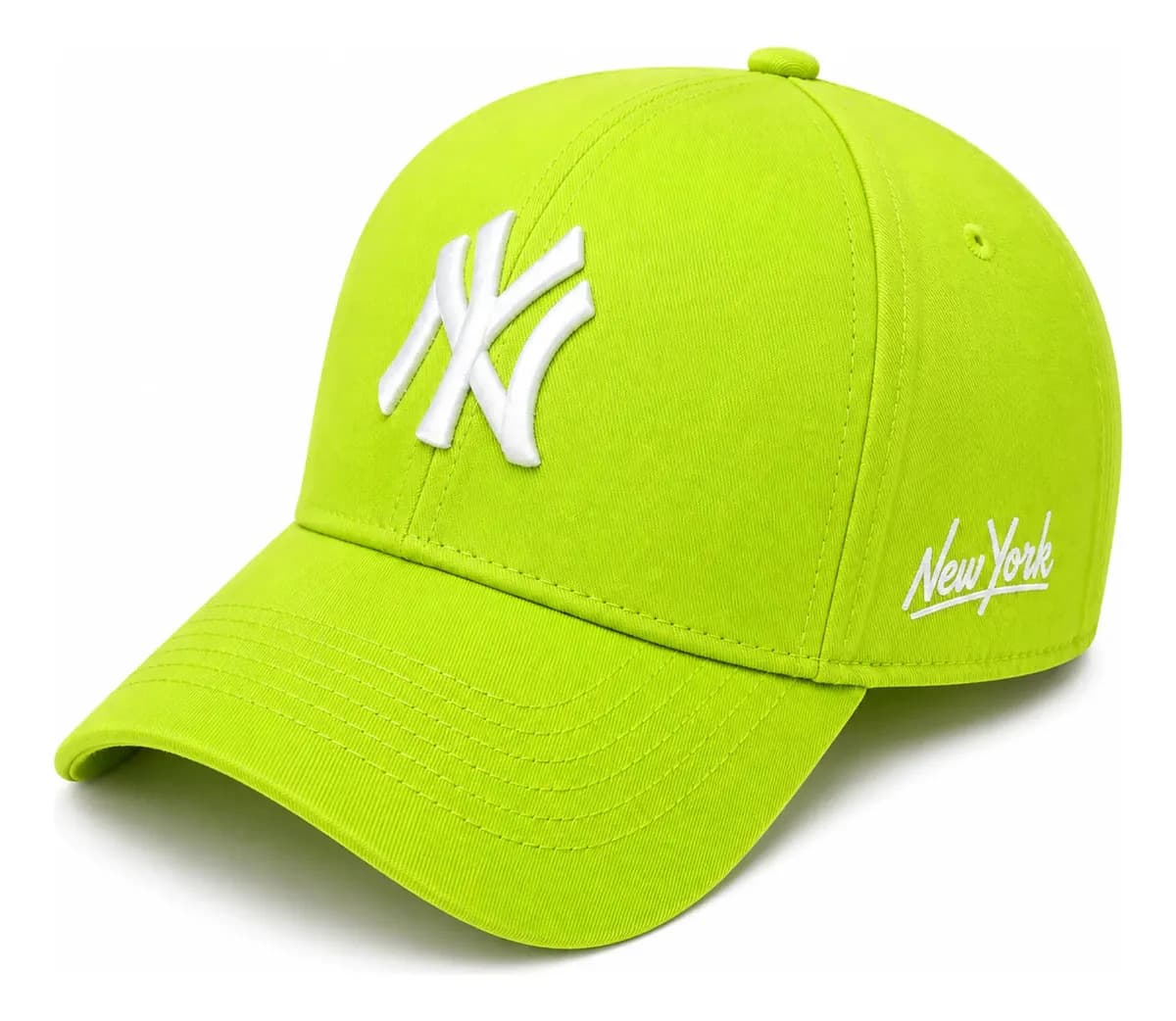 Boné Ny New York Yankees Unissex Blogueira Fitão Regulável Cor Verde fluorescente Tamanho UN — foto 1 de 8