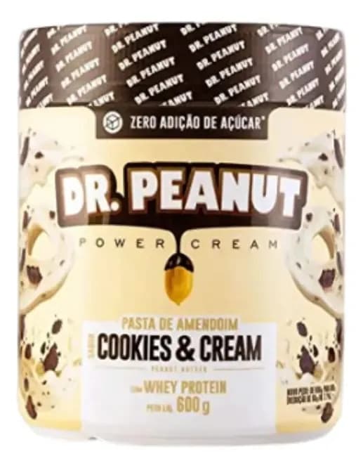 Pasta Dr Peanut 600g - Full!!! Sabor Cookies