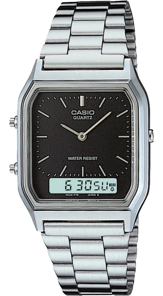 Relógio Casio Unissex Vintage Prata Aq-230a-1dmq — foto 1 de 3
