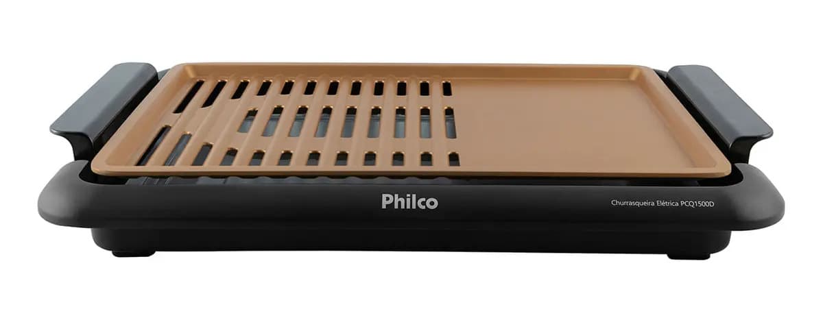Churrasqueira Elétrica 1500w Pcq1500d Philco Cor Preto — foto 1 de 6