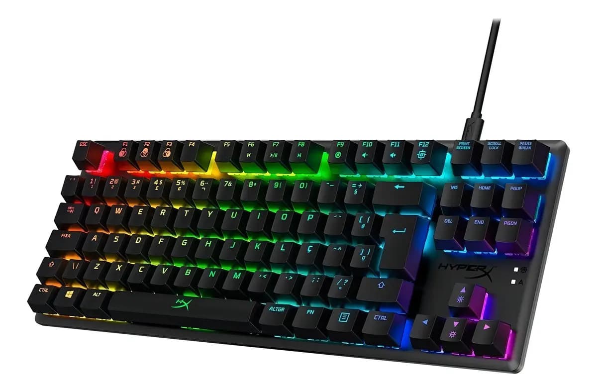Teclado Gamer Mecânico HyperX Alloy Origins Core RGB Switch Blue ABNT2 — foto 1 de 6