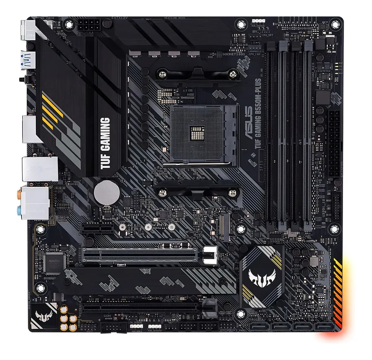 Placa-mãe Asus P/amd Am4 B550m-plus Tuf Gaming 4xddr4 Matx — foto 1 de 6