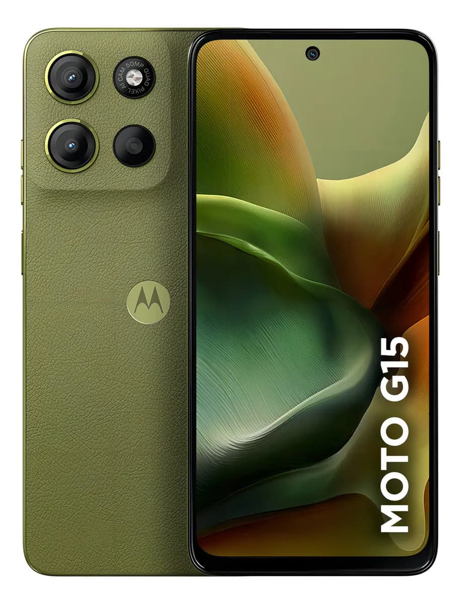 Smartphone Motorola Moto G15 256gb 12gb 4GB RAM 8GB RAM Boost Camera 50mp Verde — foto 1 de 3