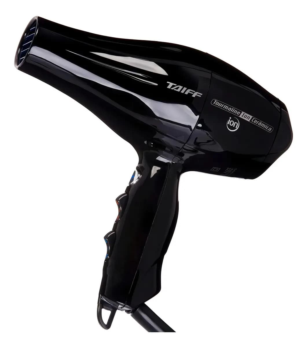 Secador Cabelos Taiff Tourmaline Cerâmica Preto 2000w — foto 1 de 5