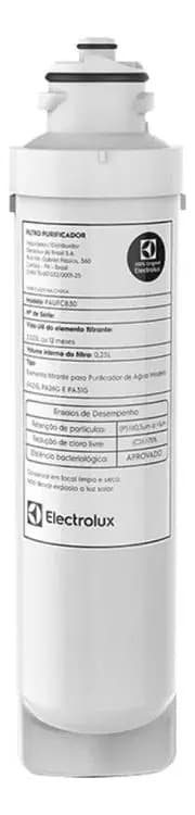 Electrolux Filtro de Água Refil para Purificador Acqua Clean - Modelos PA21G, PA26G, PA31G, Refil Duração 12 Meses ou 3000L — foto 1 de 4