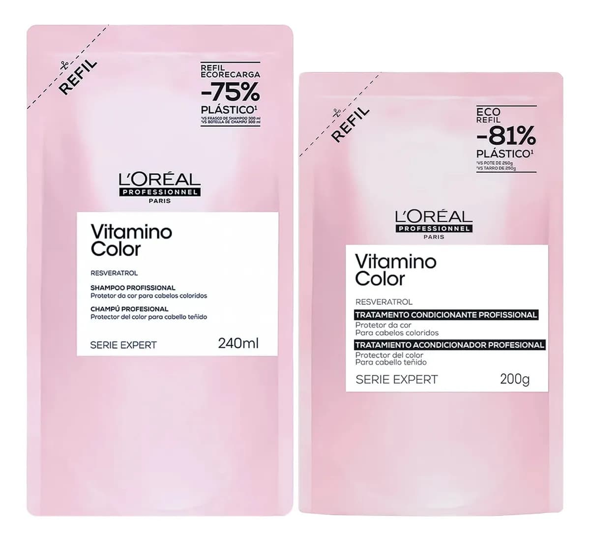 Kit Vitamino Color Refil Shampoo + Máscara - L'oréal — foto 1 de 7