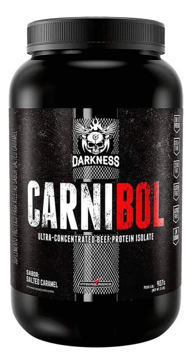 Carnibol Darkness 907g Integralmedica Chocolate — foto 1 de 3