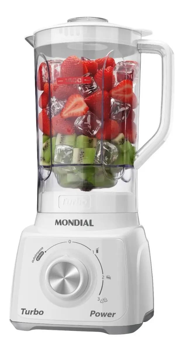 Liquidificador Turbo Power Mondial 550W L-99 WG — foto 1 de 8