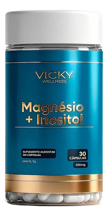 Magnésio Inositol Suplemento Em Cápsula - Vicky Wellness Inositol E Magnésio — foto 1 de 4