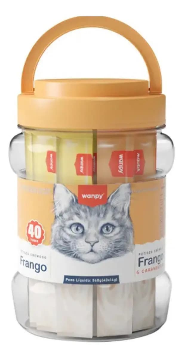 Wanpy Truly Creamy Gato Frango + Frango E Caranguejo 40un — foto 1 de 4