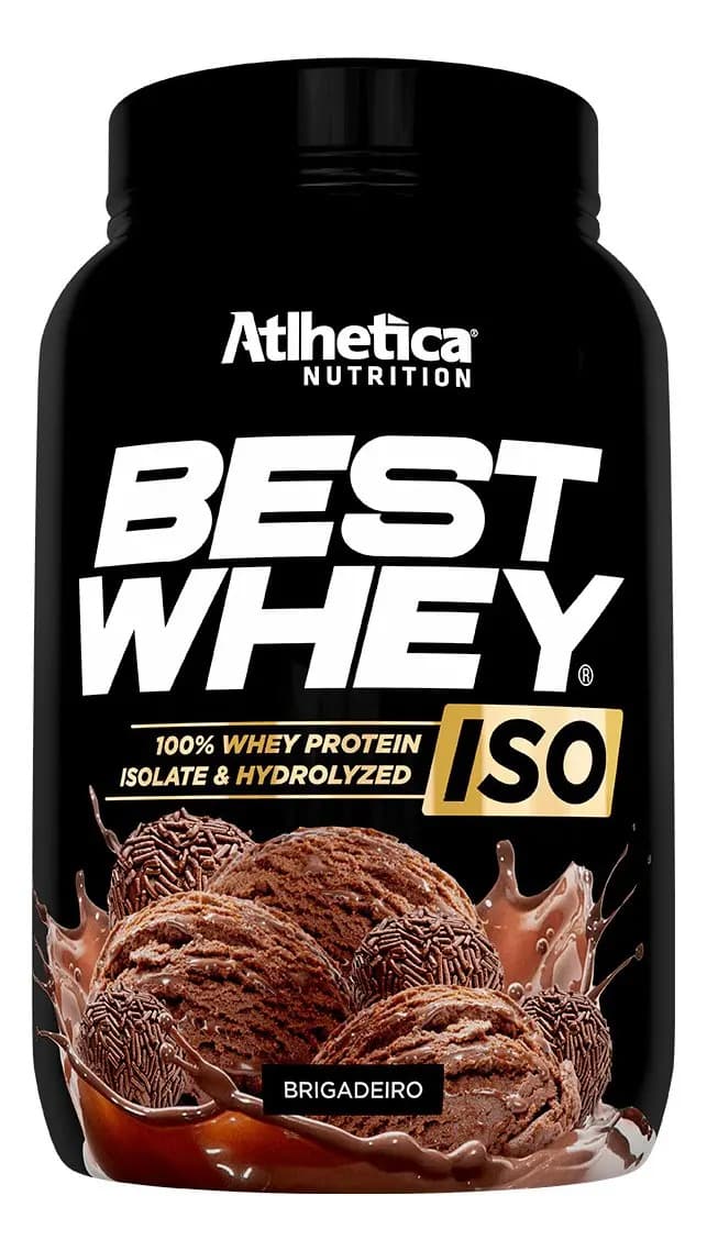 Whey Protein Iso Atlhetica Brigadeiro 900g Suplemento Pó — foto 1 de 4