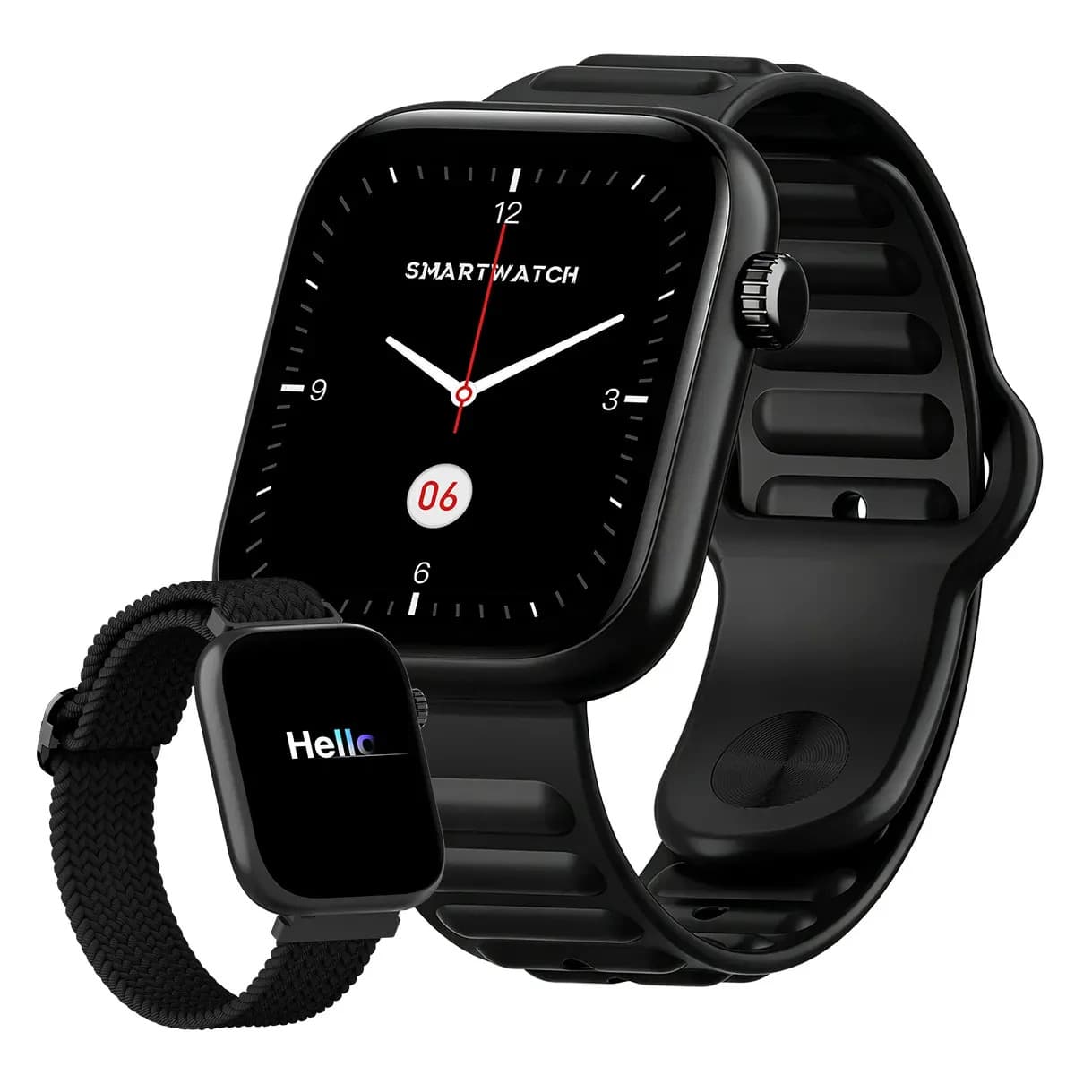Relógio Smartwatch FORESTORY Inteligente Tela 1.83 Bluetooth Ip68 À Prova D'água Notificações Chamadas Saúde Smart Watch Relogio Corrida Com Android E Ios Com 2 Pulseiras Feminino Masculino — foto 1 de 8