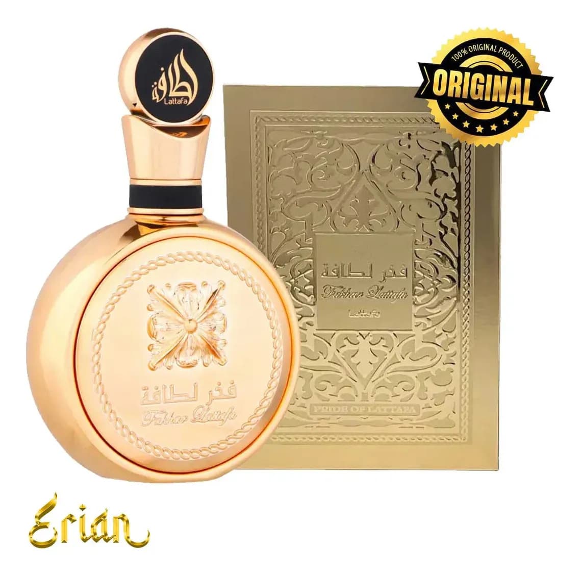 Perfume Árabe Lattafa Fakhar Gold Extrait Eau De Parfum 100m Erian — foto 1 de 6