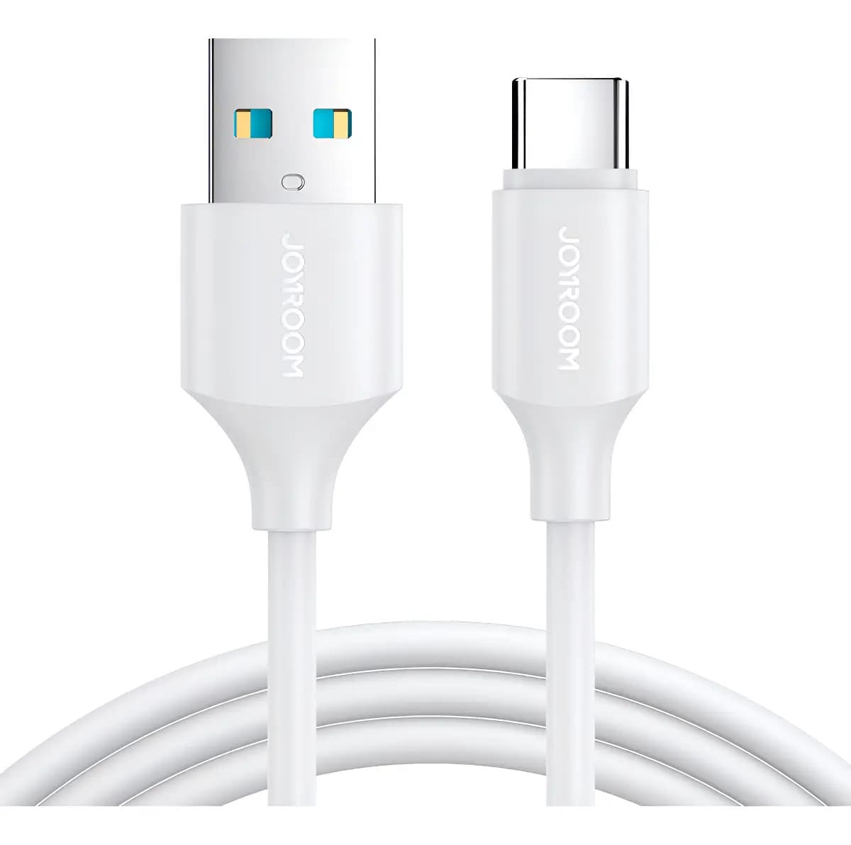 Cabo Usb C 3a Carregador Super Rápido 25cm Reforçado Joyroom Cor Branco