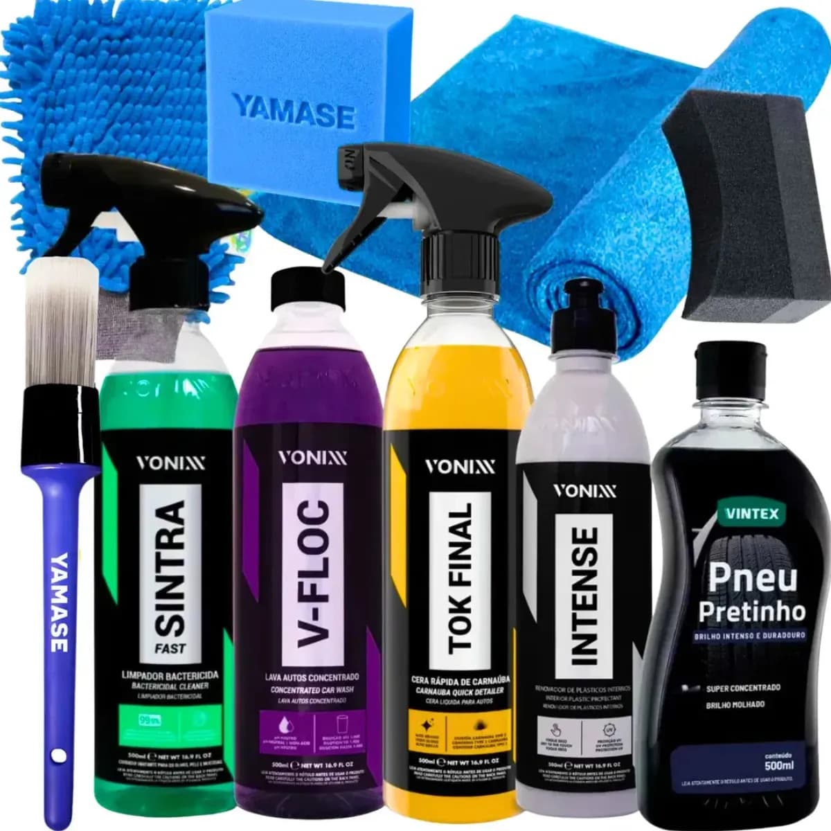 Kit Lavagem Shampoo Cera Tok Final Intense Sintra Fast Vonix — foto 1 de 6