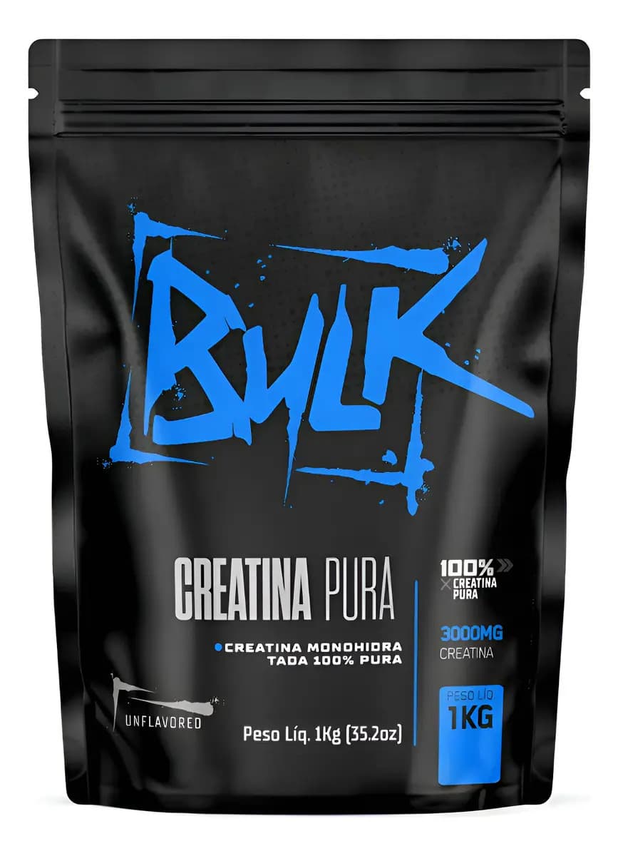 Creatina Monohidratada 100% Pura 1kg Bulk Nutrition Sem Sabor — foto 1 de 2