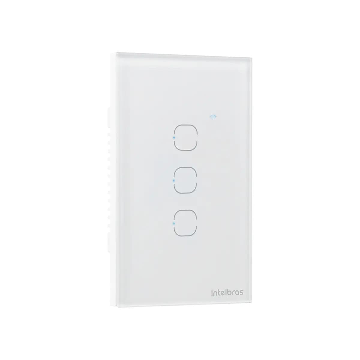 Interruptor Touch Inteligente 3 Teclas Eiw 1003 Intelbras Branco — foto 1 de 11