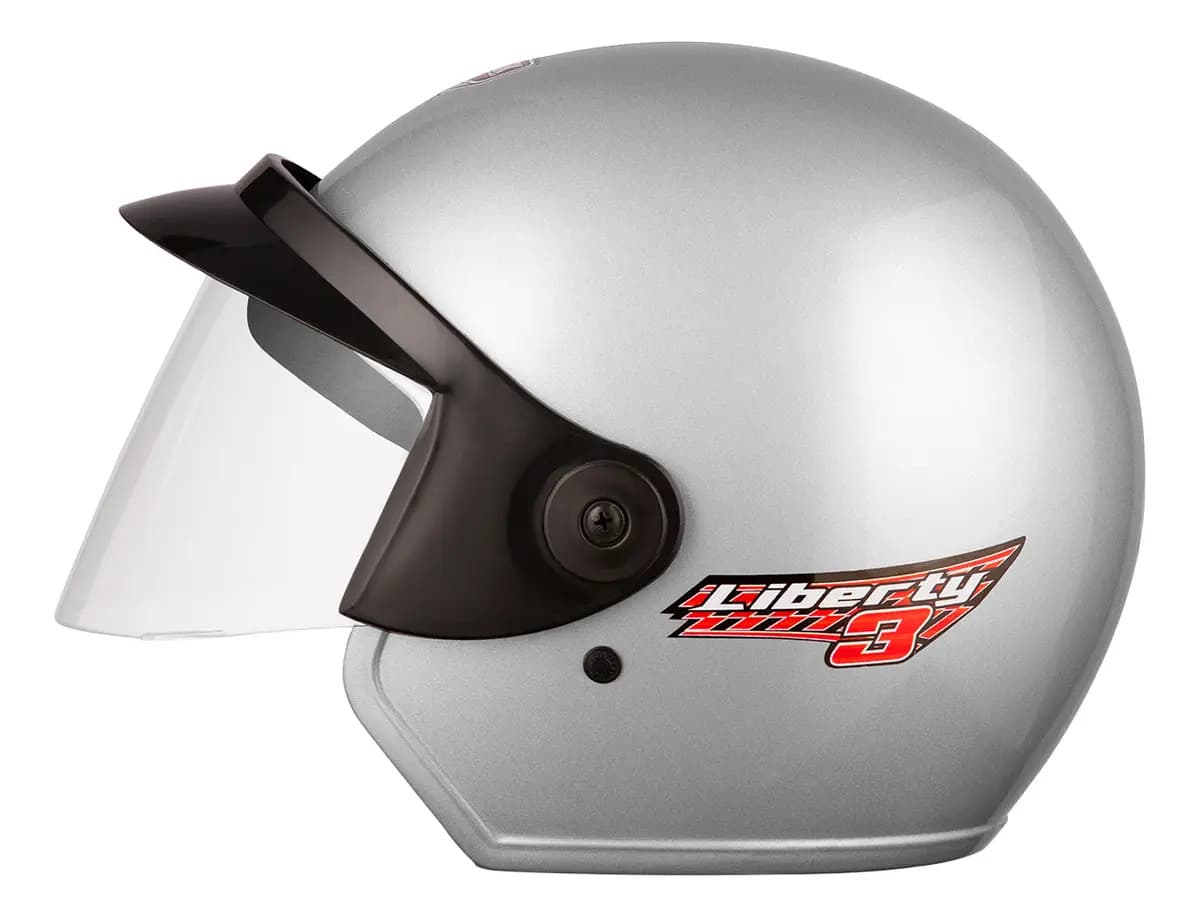 Capacete Aberto Pro Tork Liberty 3 Cor Prateado Tamanho Do Capacete 58 — foto 1 de 5