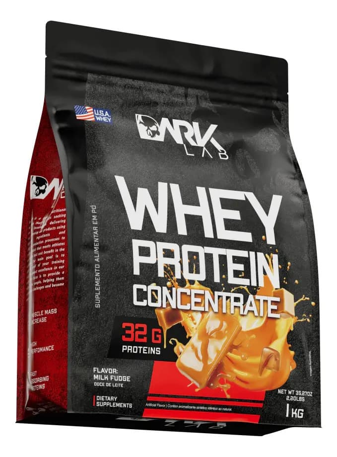 Whey Protein Concentrado 1kg Dark Lab Sabor Doce de leite — foto 1 de 5