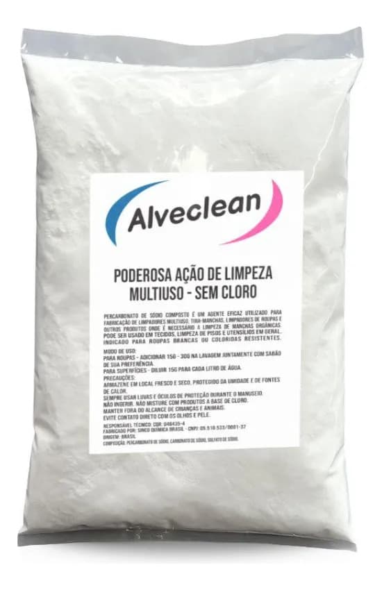 Tira Manchas Alveclean 1 Kg Percarbonato Sódio — foto 1 de 6