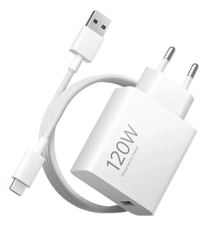 Carregador Turbo 120w Usb Tipo C Rapido Branco — foto 1 de 3