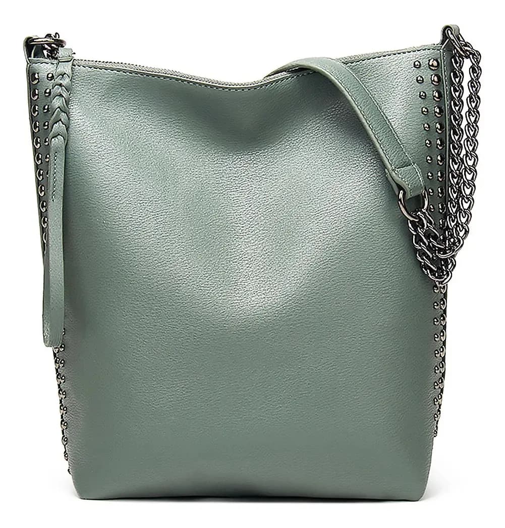 Bolsa Tote Wicopet Bolsa Tote Marrom - Verde-2 — foto 1 de 8