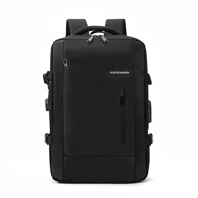Mochila, para homens e mulheres, com fecho de senha, capacidade expandível de 30 a 42 L, impermeável, reforçada, ideal para viagens diárias e negócios, pode acomodar um laptop de 15,6 polegadas — foto 1 de 11