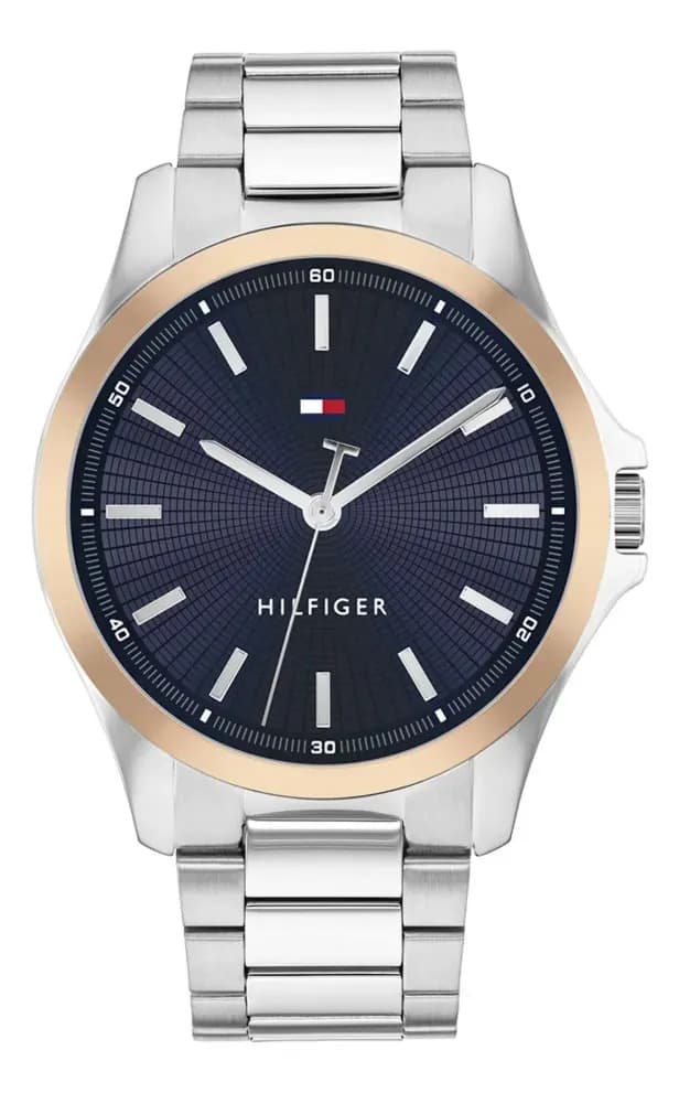 Relógio Tommy Hilfiger Masculino Aço Prateado 1710673 Prateado Azul — foto 1 de 4