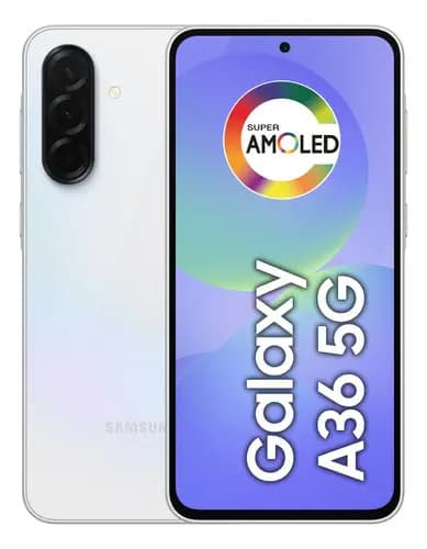 Smartphone Samsung Galaxy A36 5G 128GB 6GB RAM Câmera Tripla de até 50MP Selfie de 12MP IP67 Super AMOLED 6.7'' NFC Recursos AI Android e Segurança Snapdragon - Branco — foto 1 de 10