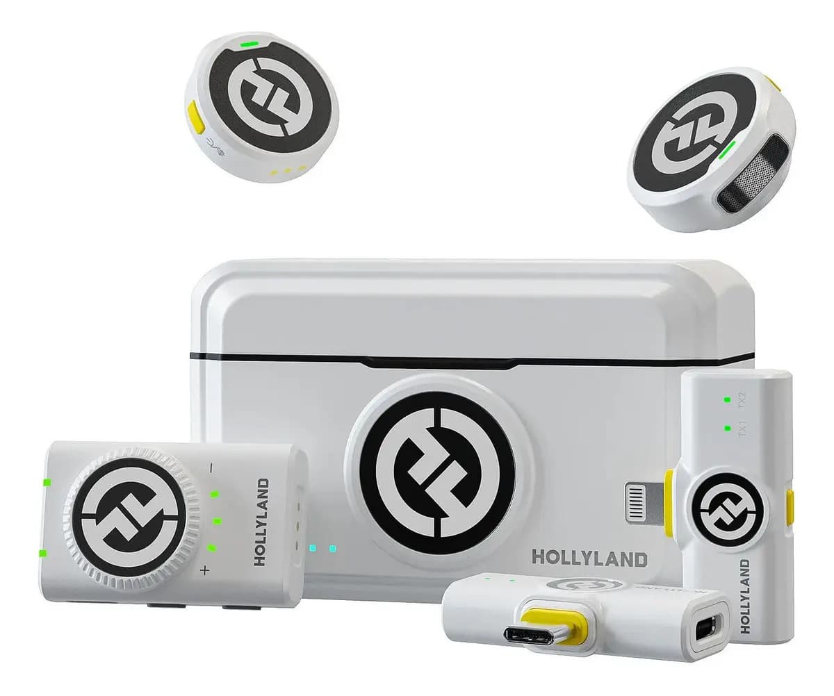 Microfone Hollyland Lark M2 Lark M2 Combo Branco Branco — foto 1 de 7
